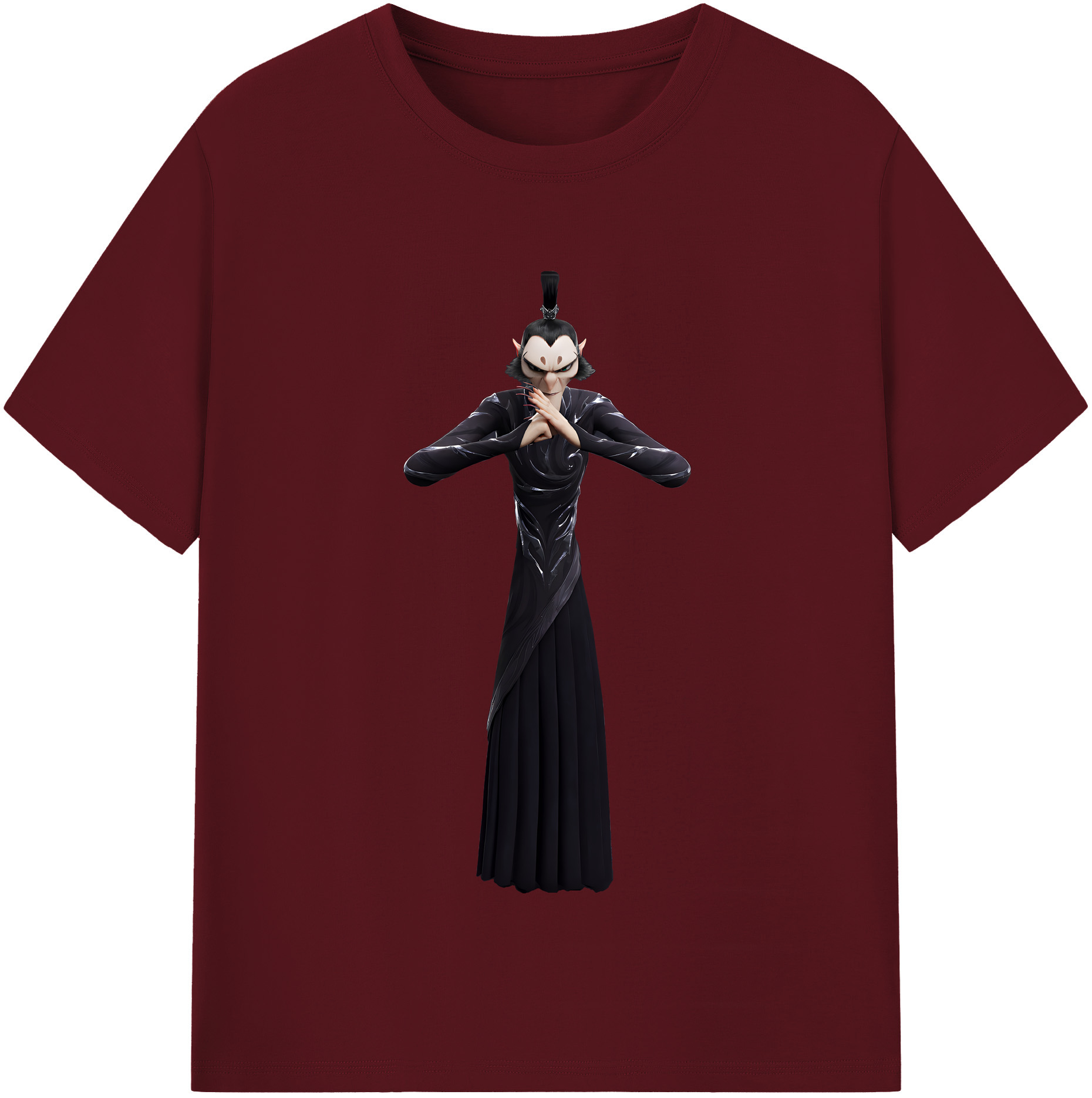 （画像用） Ne Zha 2 ナタ 魔童の大暴れ 綿100％半袖Tシャツ（フロントプリント）